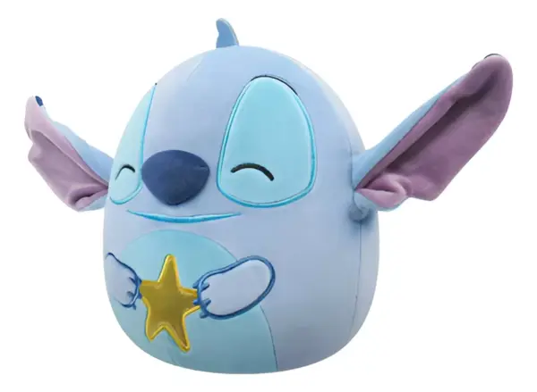 Pelucia Disney Stitch Azul Com Estrela 60cm Para Crianças - Image 2