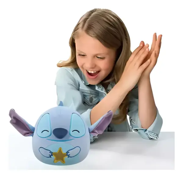 Pelucia Disney Stitch Azul Com Estrela 60cm Para Crianças - Image 4
