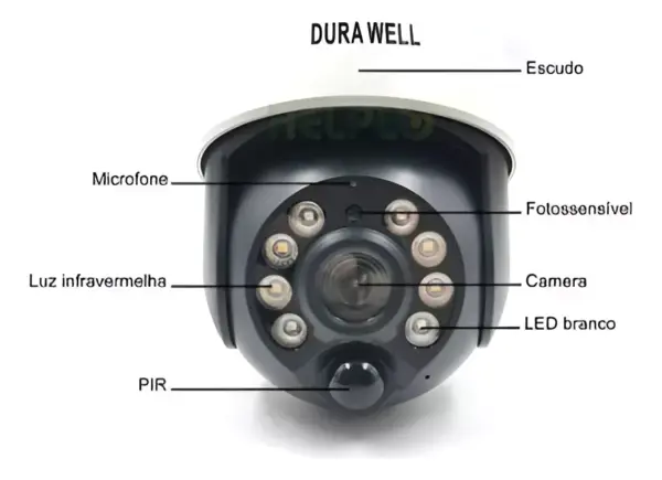 Camera De Segurança Externa Com Energia Solar Full Hd Ip66 - Image 5